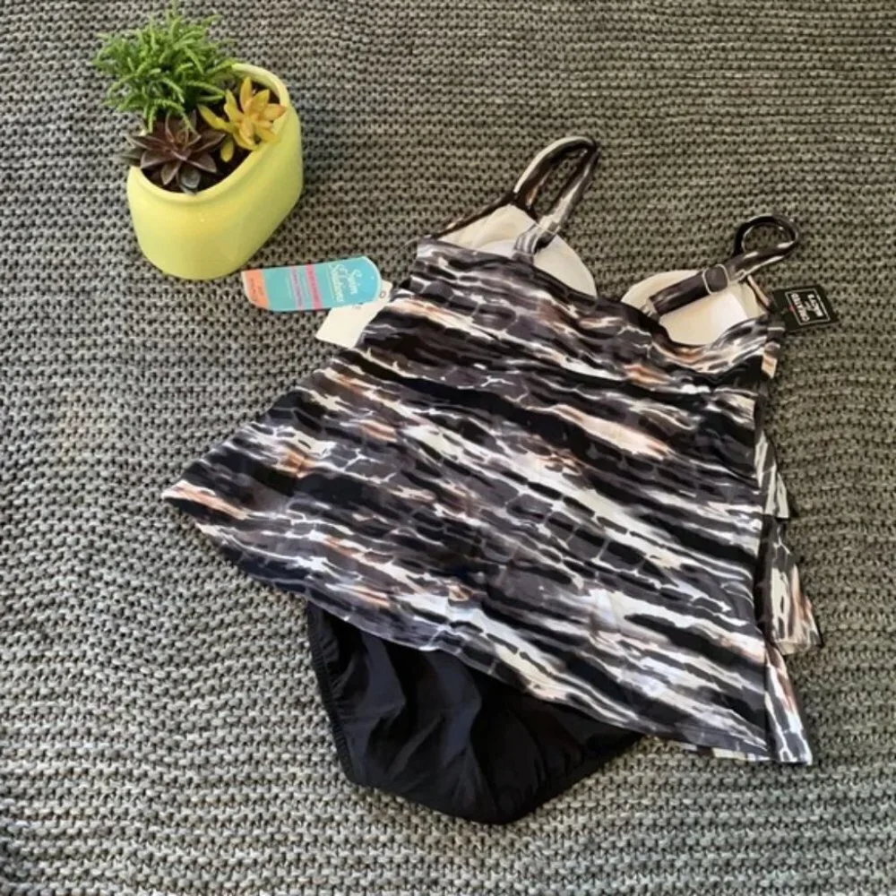 10/ 16W Swim Solutions Swim Suit A1 - Picture 4 of 6